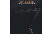 COMICA CVM-MS02 Suspension Boom Mic Stand,Microphone Hanging Bracket with 3/8 and 5/8 Threaded Hole