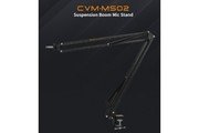 COMICA CVM-MS02 Suspension Boom Mic Stand,Microphone Hanging Bracket with 3/8 and 5/8 Threaded Hole